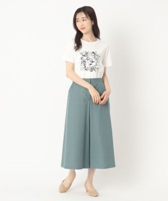 レースフラワー＆プリントＴシャツ（２００２２３５１５１）