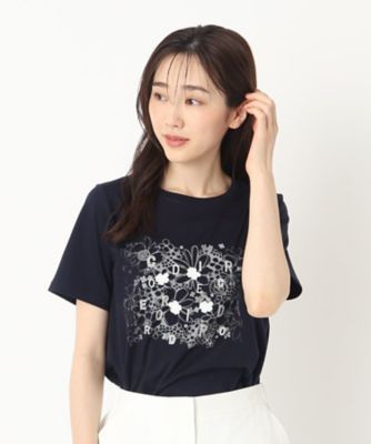 レースフラワー＆プリントＴシャツ（２００２２３５１５１）
