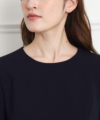 【洗える／日本製／セレモニー／オフィス／ジャケット羽織れる】幅広いシーンで活躍、フレアワンピース（２００２２３６００４）