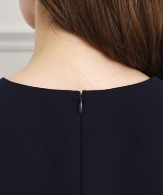 【洗える／日本製／セレモニー／オフィス／ジャケット羽織れる】幅広いシーンで活躍、フレアワンピース（２００２２３６００４）