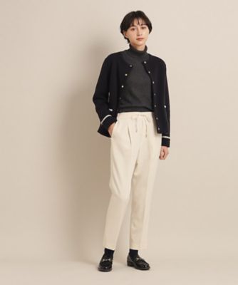 【洗える】ドロスト付きテーパードパンツ（ＸＳ～Ｌ）（２００２２３６０２１）