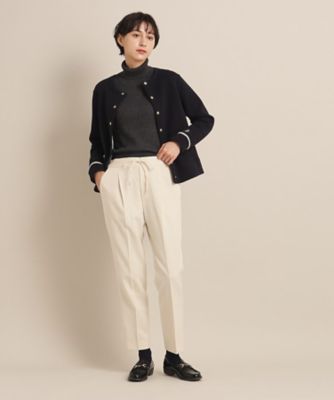 【洗える】ドロスト付きテーパードパンツ（ＸＳ～Ｌ）（２００２２３６０２１）
