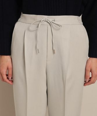 【洗える】ドロスト付きテーパードパンツ（ＸＳ～Ｌ）（２００２２３６０２１）