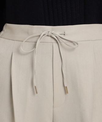 【洗える】ドロスト付きテーパードパンツ（ＸＳ～Ｌ）（２００２２３６０２１）