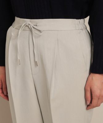 【洗える】ドロスト付きテーパードパンツ（ＸＳ～Ｌ）（２００２２３６０２１）