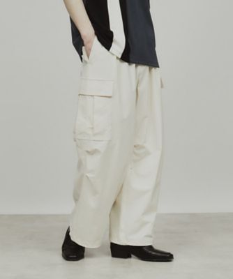 ＜tk. TAKEO KIKUCHI (Men)＞ナイロンワイドカーゴパンツ（２００２２３６８５３）