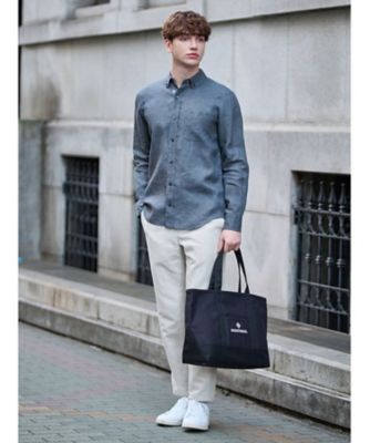 ファインリネンシャツ プレミアムフレンチリネンシャツ/イエロー | Factelier