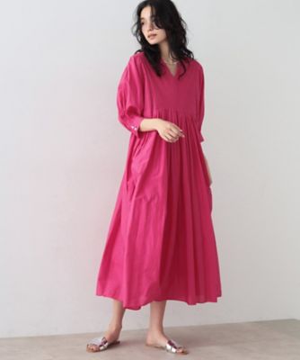 コットンボイルピンタックワンピース（2002237569  