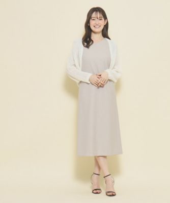 【洗える／メッシュ編み／ショート丈羽織】さらりと羽織れる　女性らしいニットボレロ（２００２２３７６２４）