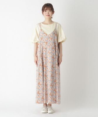 同柄アイテムあり】コンフェッティ柄キャミワンピース