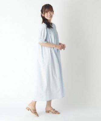 Ｓサイズあり／洗える】シャーリングスモックワンピース（２００２２３７８３６） | LAURA ASHLEY/ローラ アシュレイ |  三越伊勢丹オンラインストア・通販【公式】