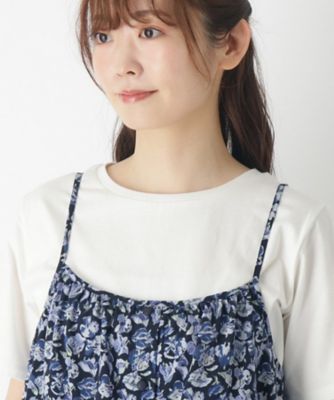 【同柄アイテムあり】コンフェッティ柄キャミブラウス（２００２２３７８５７）