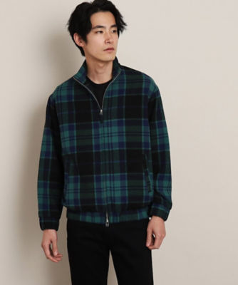 チェックテックブルゾン SEASON COLLECTION 360°Series ストレッチ先染めチェック
