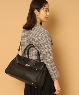AULENTTI（オウレンティ）金具付きレザートート
