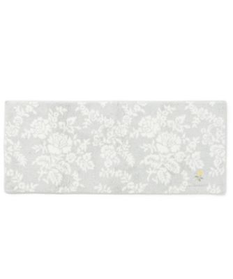 ＜LAURA ASHLEY＞【洗える／乾きやすい／滑り止め加工】ナネット柄　ロングマット（キッチン・バスマット）（２００２２３９６５５）