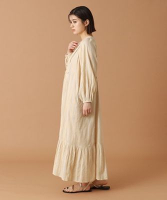 注文割引 SARA MALLIKA（サラマリカ）シャーリングスリーブ ワンピース