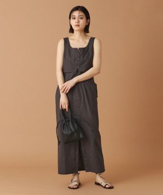 美品✨ Sara mallika サラマリカ　Iライン　ノースリーブ　ワンピース SARA MALLIKA（サラマリカ）Iラインノースリーブ