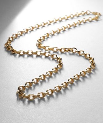 ＜COCOHNIK ONKITSCH (Women)＞シルバー　デザインチェーン　リッジケーブル　ネックレス　ＧＰ（２００２２４１４８１）