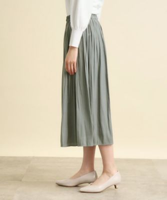 【低身長さん向け】割線風プリーツパンツ（２００２２４１５２１）