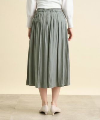 【低身長さん向け】割線風プリーツパンツ（２００２２４１５２１）