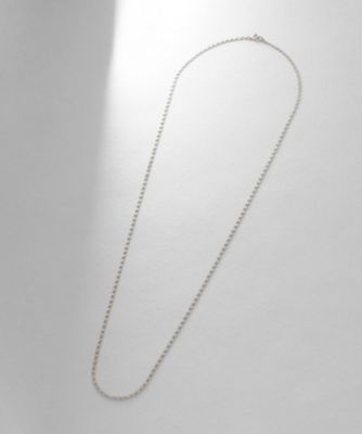 プラチナ　ダブルフラワークロス　ネックレス（６０ｃｍ）（２００２２４２５５５）