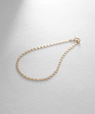 K18ダブルフラワークロス ブレスレット