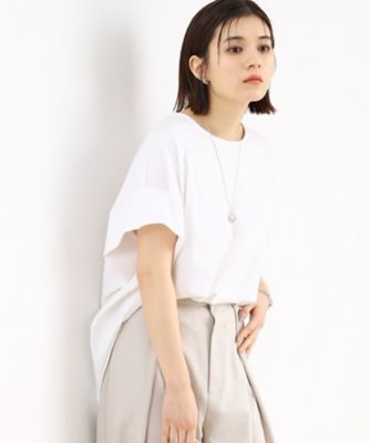 【魅せる体形カバー服】さらさらフレア袖Ｔシャツ／手洗い可（２００２２４２６３２）