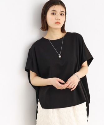 【魅せる体形カバー服】さらさらフレア袖Ｔシャツ／手洗い可（２００２２４２６３２）