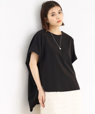 【魅せる体形カバー服】さらさらフレア袖Ｔシャツ／手洗い可（２００２２４２６３２）