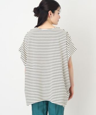 【魅せる体形カバー服】さらさらフレア袖Ｔシャツ／手洗い可（２００２２４２６３２）
