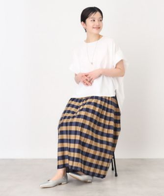 【魅せる体形カバー服】さらさらフレア袖Ｔシャツ／手洗い可（２００２２４２６３２）