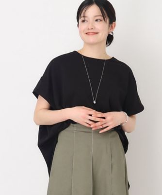 【魅せる体形カバー服】さらさらフレア袖Ｔシャツ／手洗い可（２００２２４２６３２）