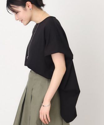 【魅せる体形カバー服】さらさらフレア袖Ｔシャツ／手洗い可（２００２２４２６３２）