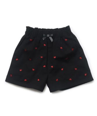 ルネ　チェック　ブラック×ピンク　ショーパン　ショート　パンツ　短パン　上品 ルネチェックブラック×ピンクショーパンショートパンツ短パン上品