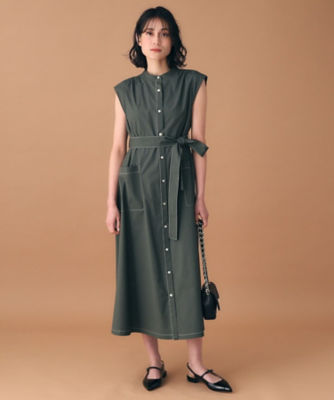 ３ＷＡＹ／接触冷感／ＵＶカット】クールタッチ配色ステッチワンピース（２００２２４３８５０） | DRESSTERIOR (Women)/ドレステリア  | 三越伊勢丹オンラインストア・通販【公式】