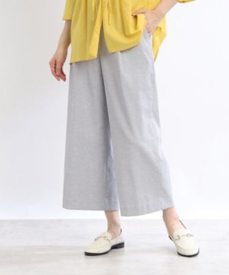 ＜Reflect (Women)＞【Ｅ‐ＱＵＡＬＩＴＹ／新色追加！／定番／洗える】ドライタッチワイドクロップドパンツ（２００２２４３９２６）