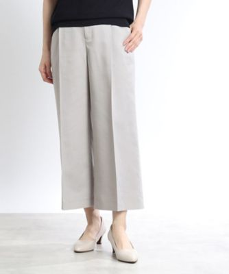 ＜Reflect (Women)＞【ＳＡＬＥ／着痩せ効果有！／接触冷感／洗える】ストレッチワイドパンツ（２００２２４４１１３）