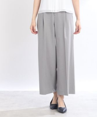 【ＳＡＬＥ／ＷＥＢ限定カラーあり／マシンウォッシュ可】ソフトワイドシルエットパンツ（２００２２４４１２０）