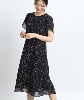 ＜Reflect (Women)＞【夏ＳＡＬＥ／人気カラー追加！／着痩せ効果有！／人気急上昇♪マシンウォッシュ可能】フレアースリーブワンピース（２００２２４４１２７）