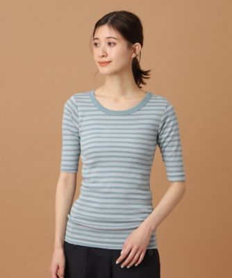 Ｒｏｂｅｒｔ．Ｐ．Ｍｉｌｌｅｒ（ロベルト・ピー・ミラー）パネルリブ　５分袖Ｔシャツ　８２２Ｃ（２００２２４４３８５）