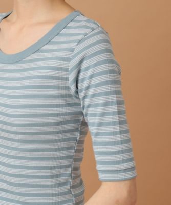 Ｒｏｂｅｒｔ．Ｐ．Ｍｉｌｌｅｒ（ロベルト・ピー・ミラー）パネルリブ　５分袖Ｔシャツ　８２２Ｃ（２００２２４４３８５）