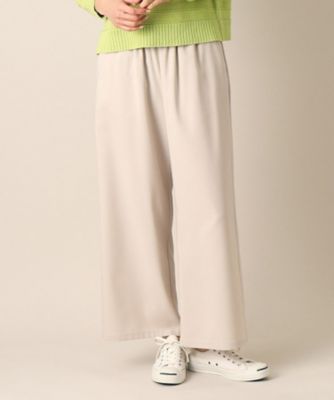 ＜Dessin (Women)＞【ウエストゴム・洗える】ドロストリラックスパンツ（ＸＳ～Ｌ）（２００２２４５６３９）