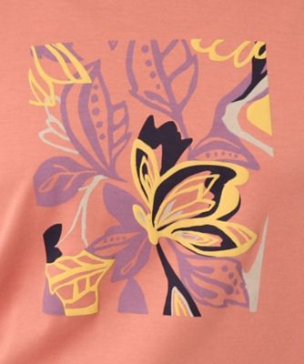 モダンフラワープリントＴシャツ（２００２２４５８５２）