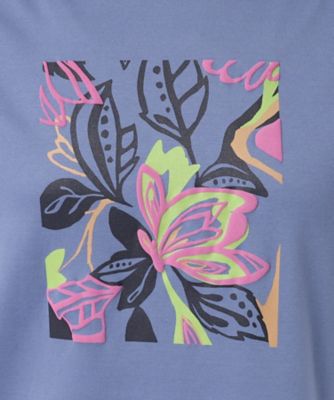 モダンフラワープリントＴシャツ（２００２２４５８５２）