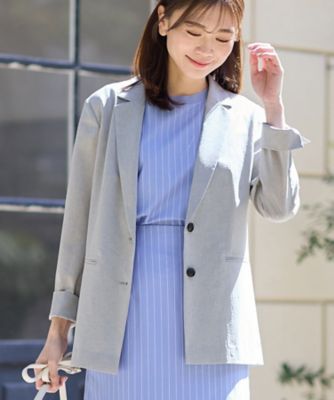 【ＳＡＬＥ／着痩せ効果有！／マシンウォッシュ可／ＵＶカット／接触冷感／セットアップ可能】ドライタッチジャケット（２００２２４６０９０）