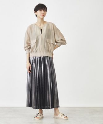 ⭐︎美品⭐︎組曲S シアーブルゾン（洗える・シワになりにくい） 洗える・シワになりにくい】シアーブルゾン / 組曲 S
