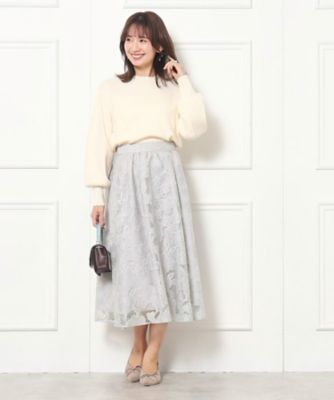 2024春新作】オパールフラワースカート