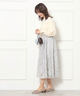 2024春新作】オパールフラワースカート