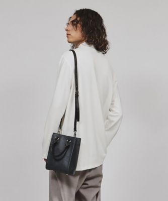 【Take.】ハンドルバッグ ショルダーベルト付きミニハンドルバッグ 2WAY／ユニセックス