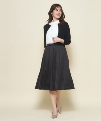 【洗える／ワンピース羽織におすすめ！】着心地の良さときちんと感が叶うショート丈カーディガン（２００２２５０５６７）